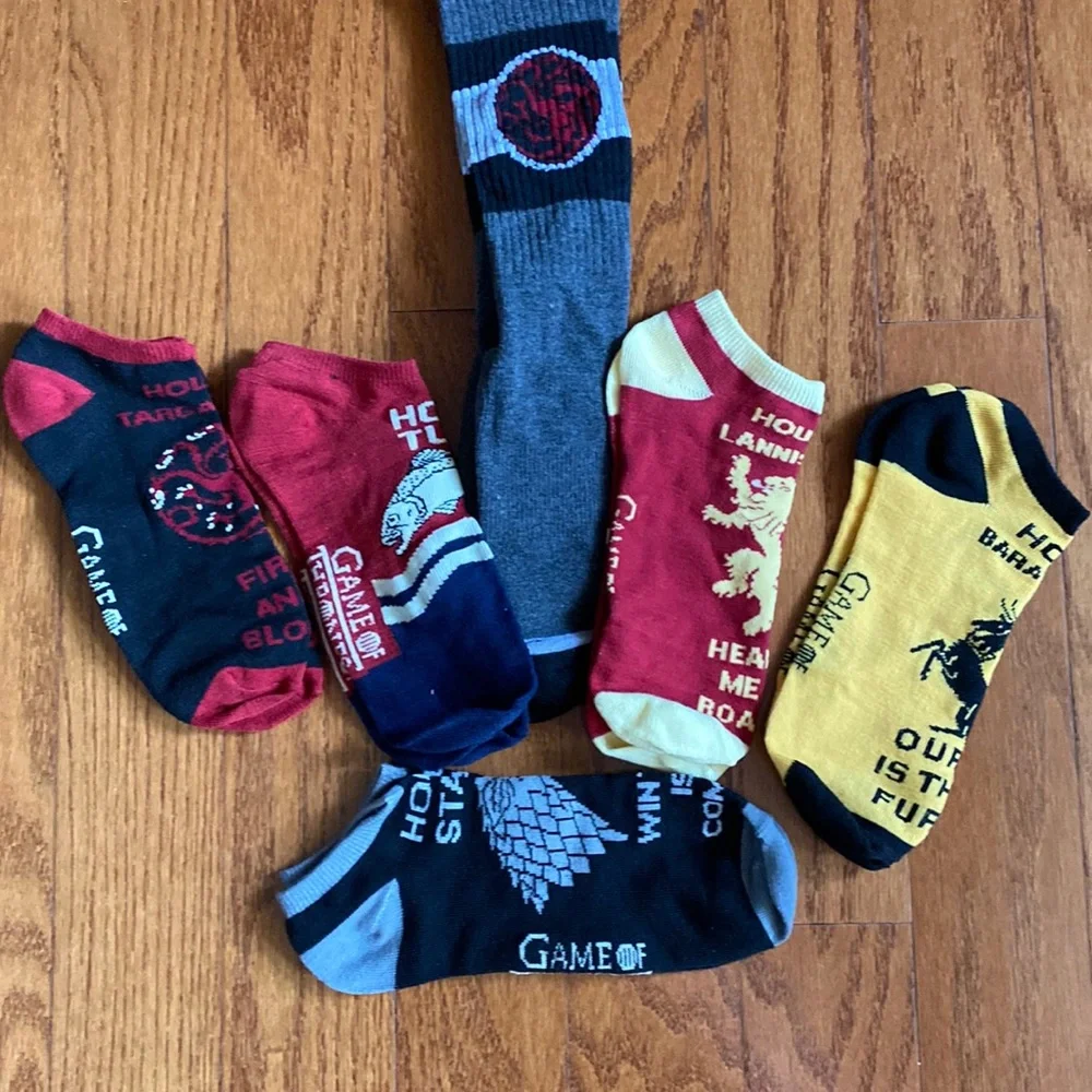 6 Pairs of Game Of Thrones Socks